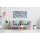 Fából készült, geometrikus elegáns falikép