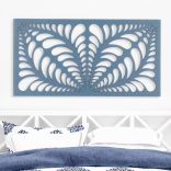 Geometrikus, fából készült faldekor