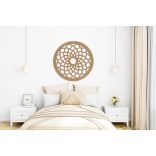 Elegáns, fából készült mandala