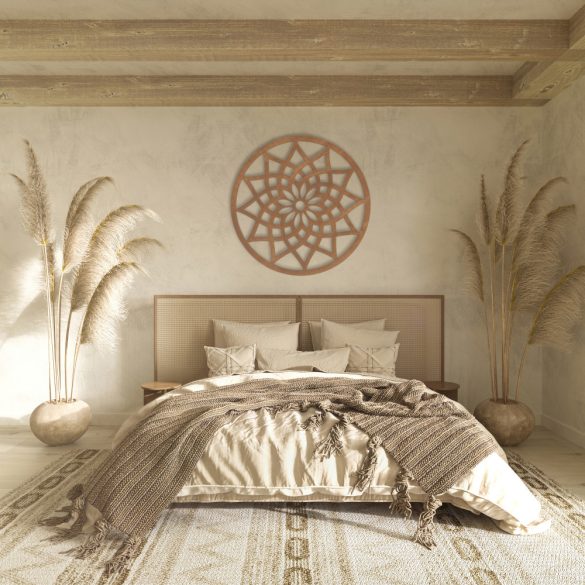 Fából készült mandala