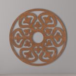 Fából készült, elegáns mandala