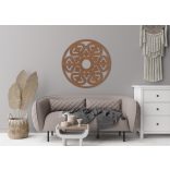 Fából készült, elegáns mandala