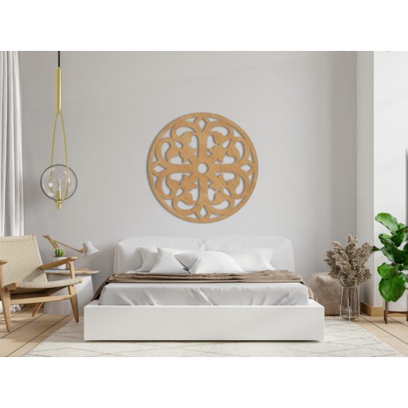 Elegáns, marokkói mintás, fából készült falikép