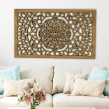 Elegáns, virágot mintázó mandala