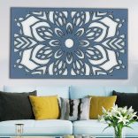 Gyönyörű, virág mintás falikép, mandala