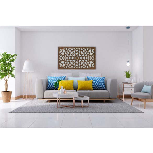 Gyönyörű, virág mintás mandala faldekor